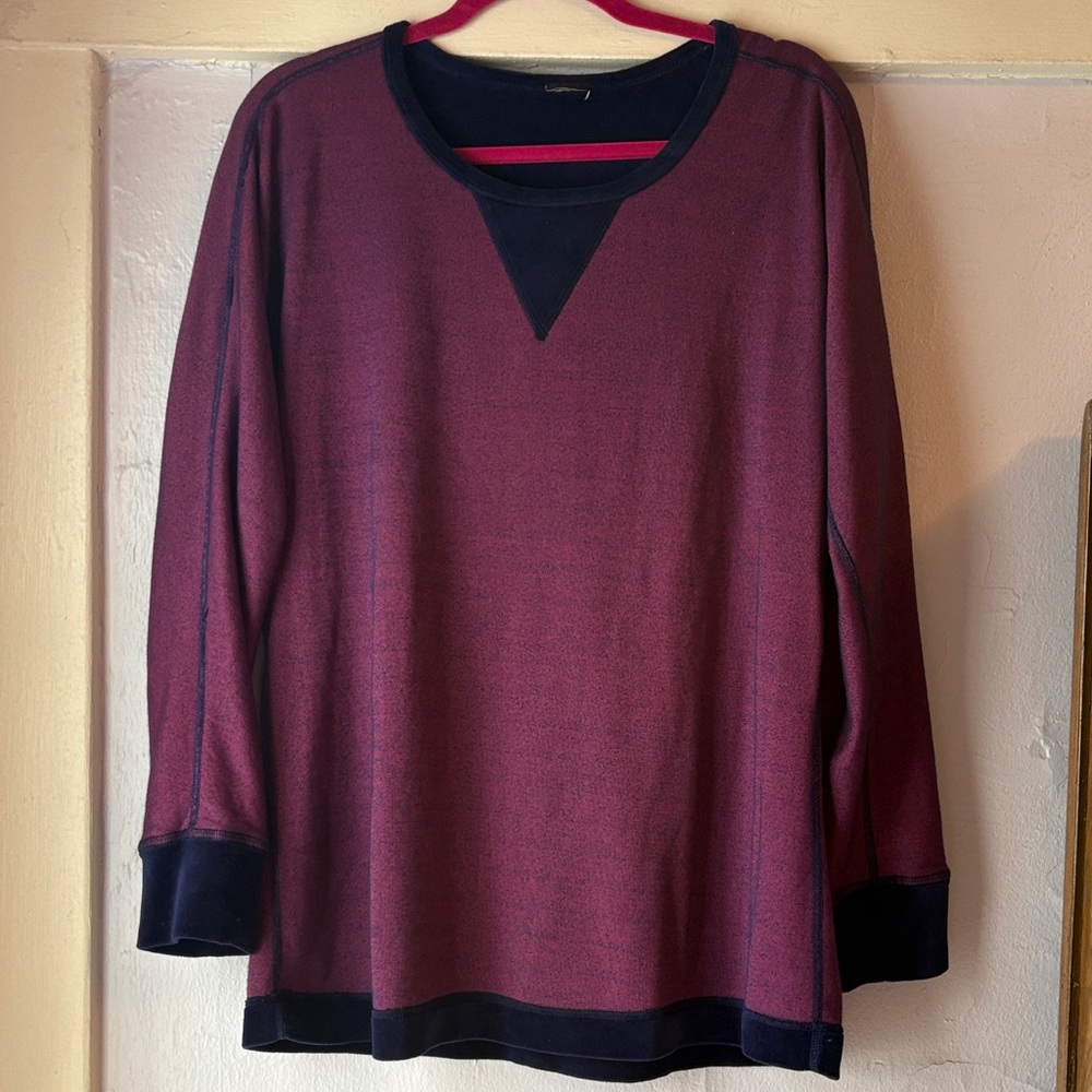 Reversible Velour sweatshirt
